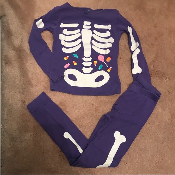 carters skeleton pajamas